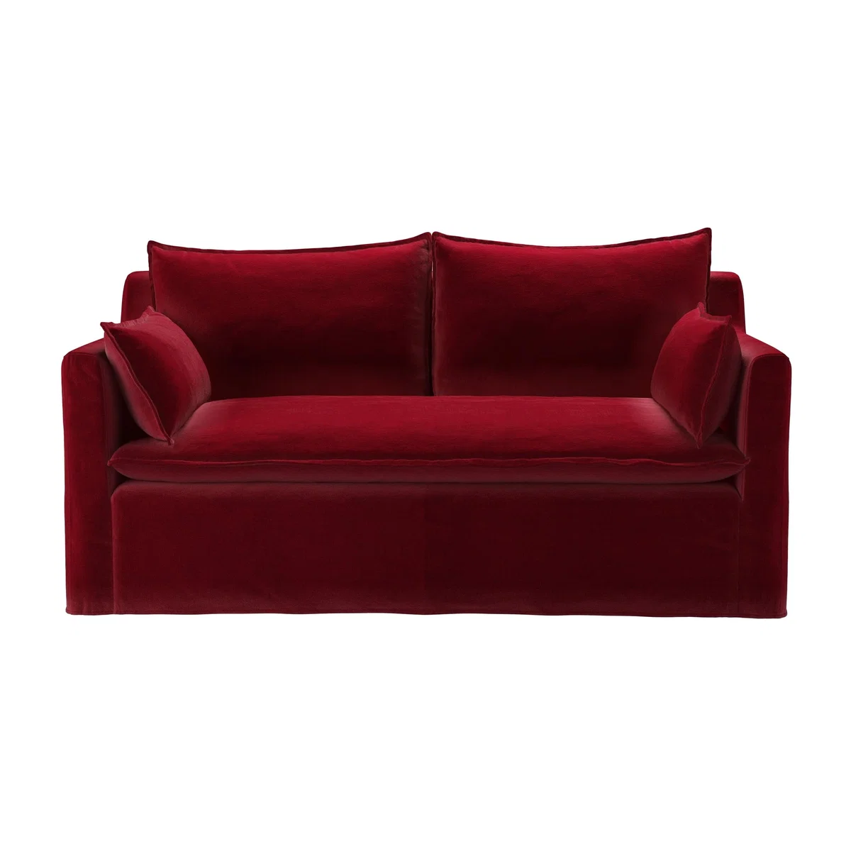 Anders 2 Seat Sofa in Malbec Cotton Matt Velvet – image 1