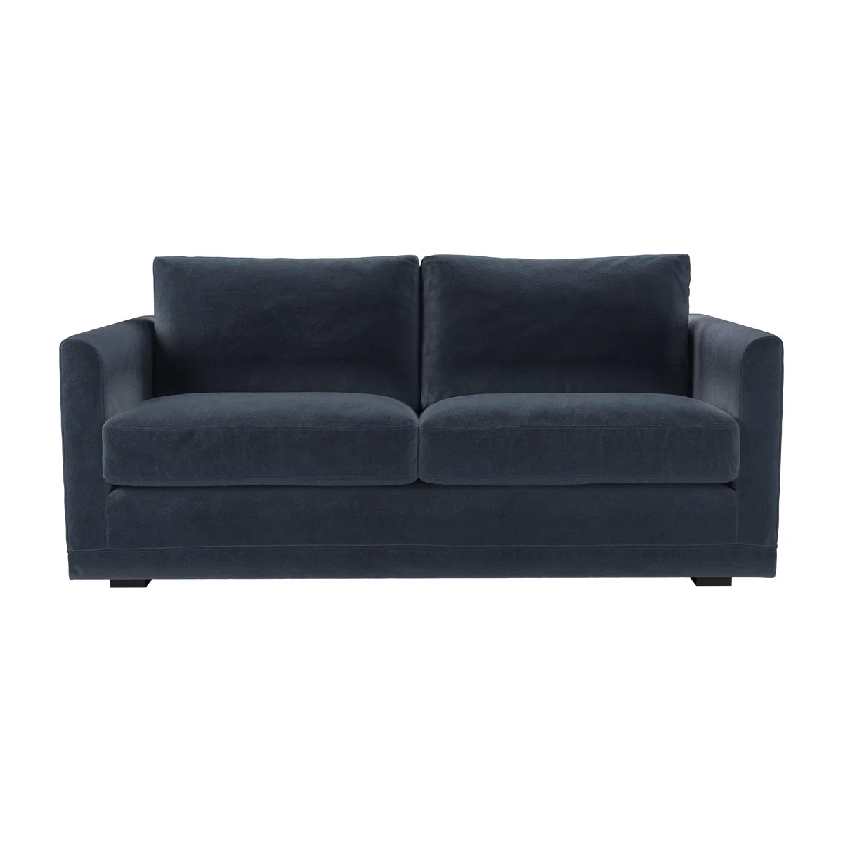 Aissa 2.5 Seat Sofa with removable cover in Skyfall Cotton Matt Velvet – image 1