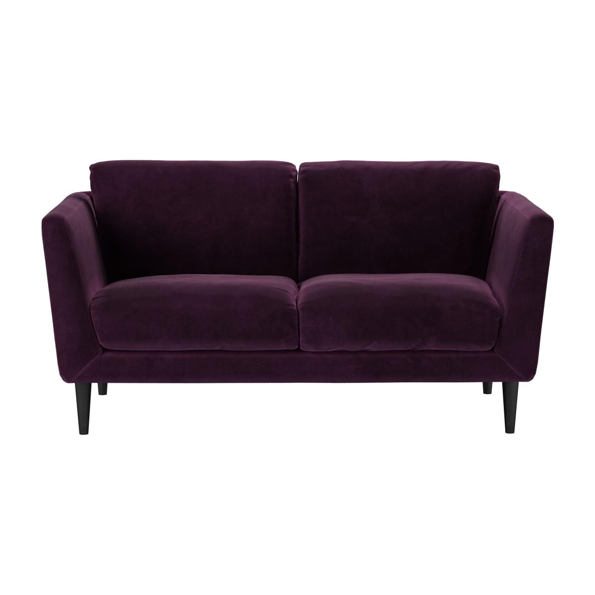 Holly 2 Seat Sofa in Damson Smart Velvet – image 1
