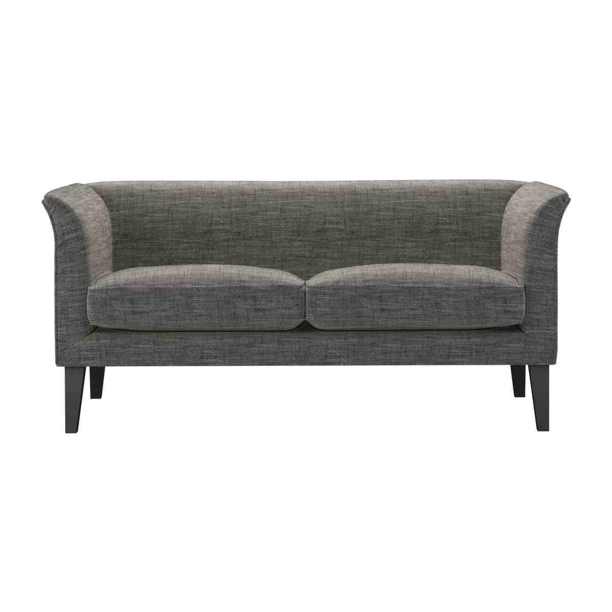 Fingal 2 Seat Sofa in Liquorice Baylee Multi-Tone Viscose Linen – image 1