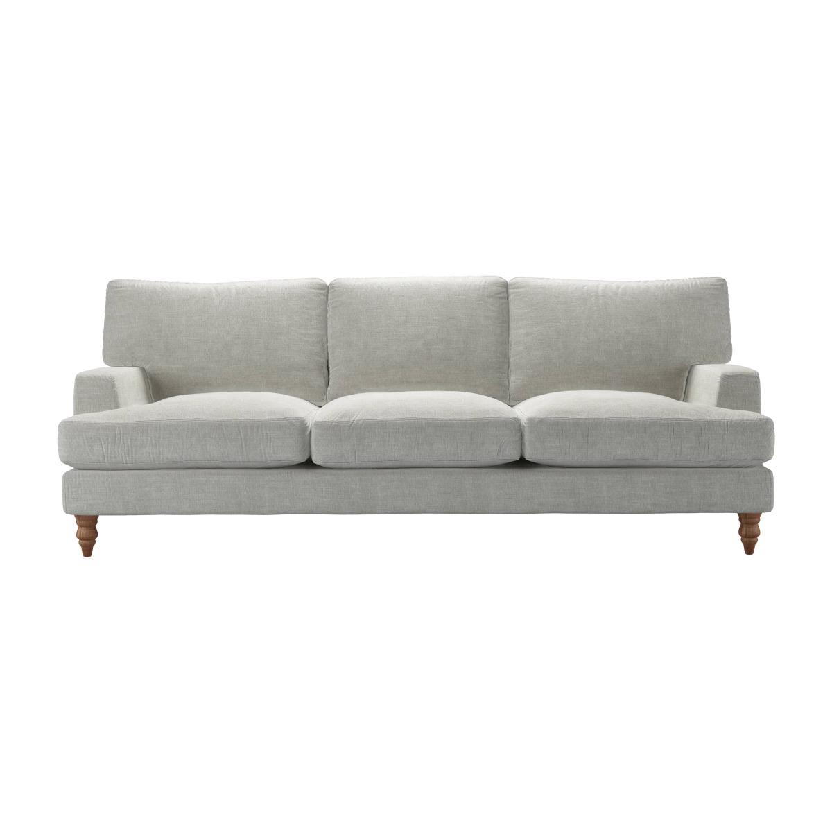 Isla 4 Seat Sofa in Fog Aquaclean Clever Chenille – image 1