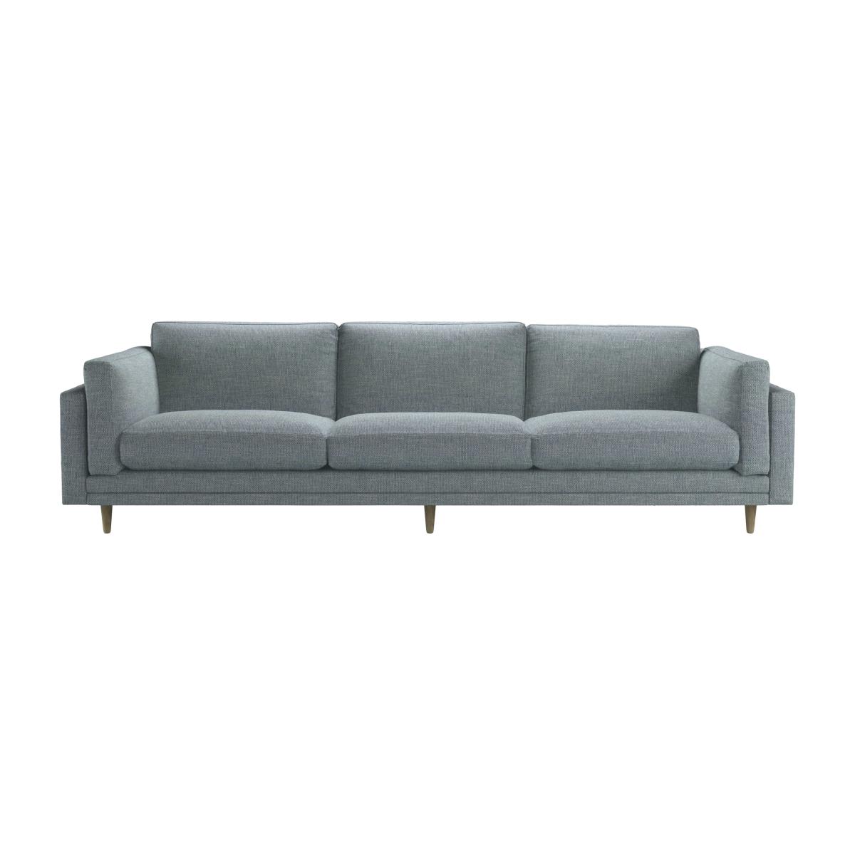 Marco 4 Seat Sofa in Cornflower Silky Jacquard Weave – image 1