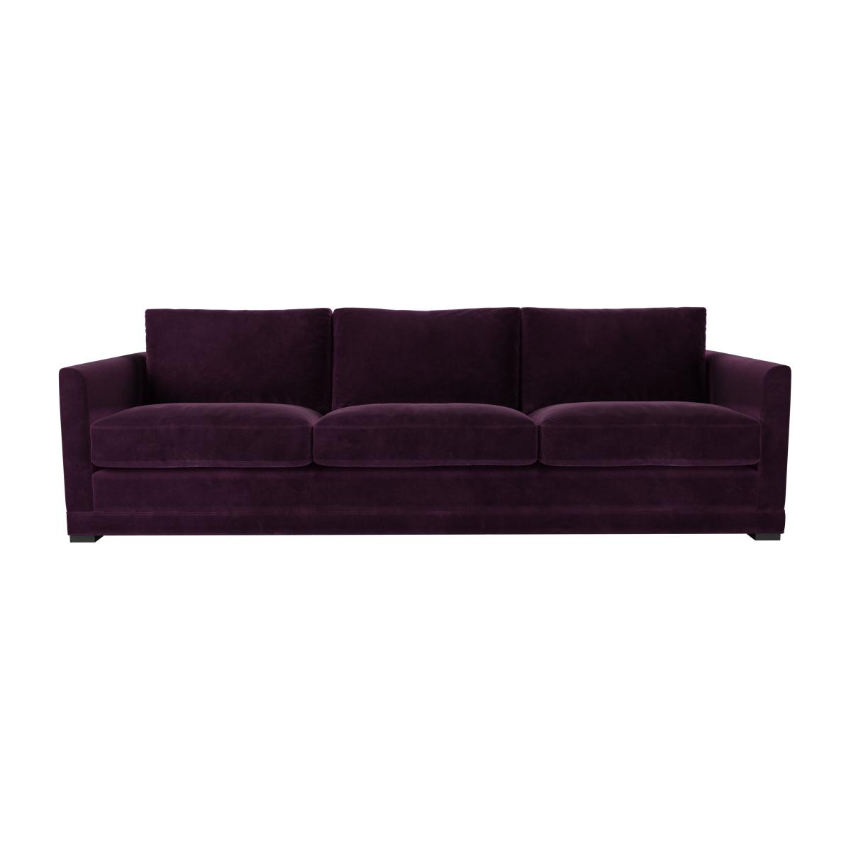 Aissa 4 Seat Sofa in Damson Smart Velvet – image 1