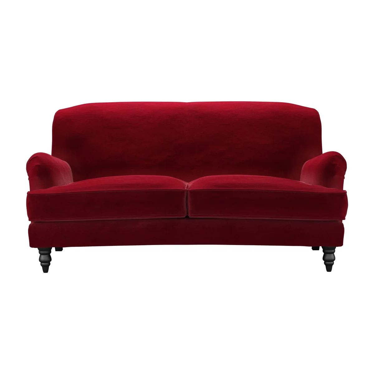 Snowdrop 2.5 Seat Sofa in Malbec Cotton Matt Velvet – image 1