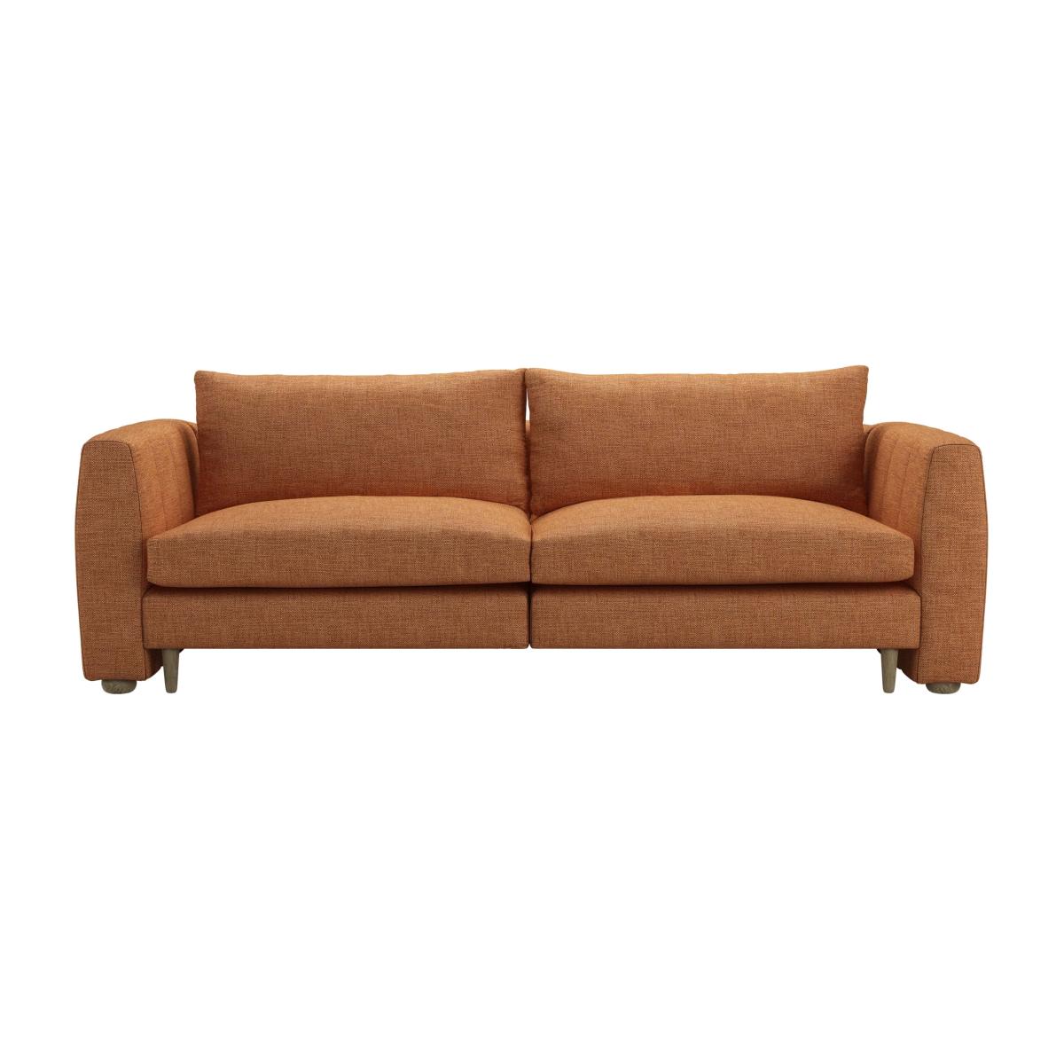 Tiffany 2.5 Seat Sofa in Terracotta Florence Textured Weave – image 1