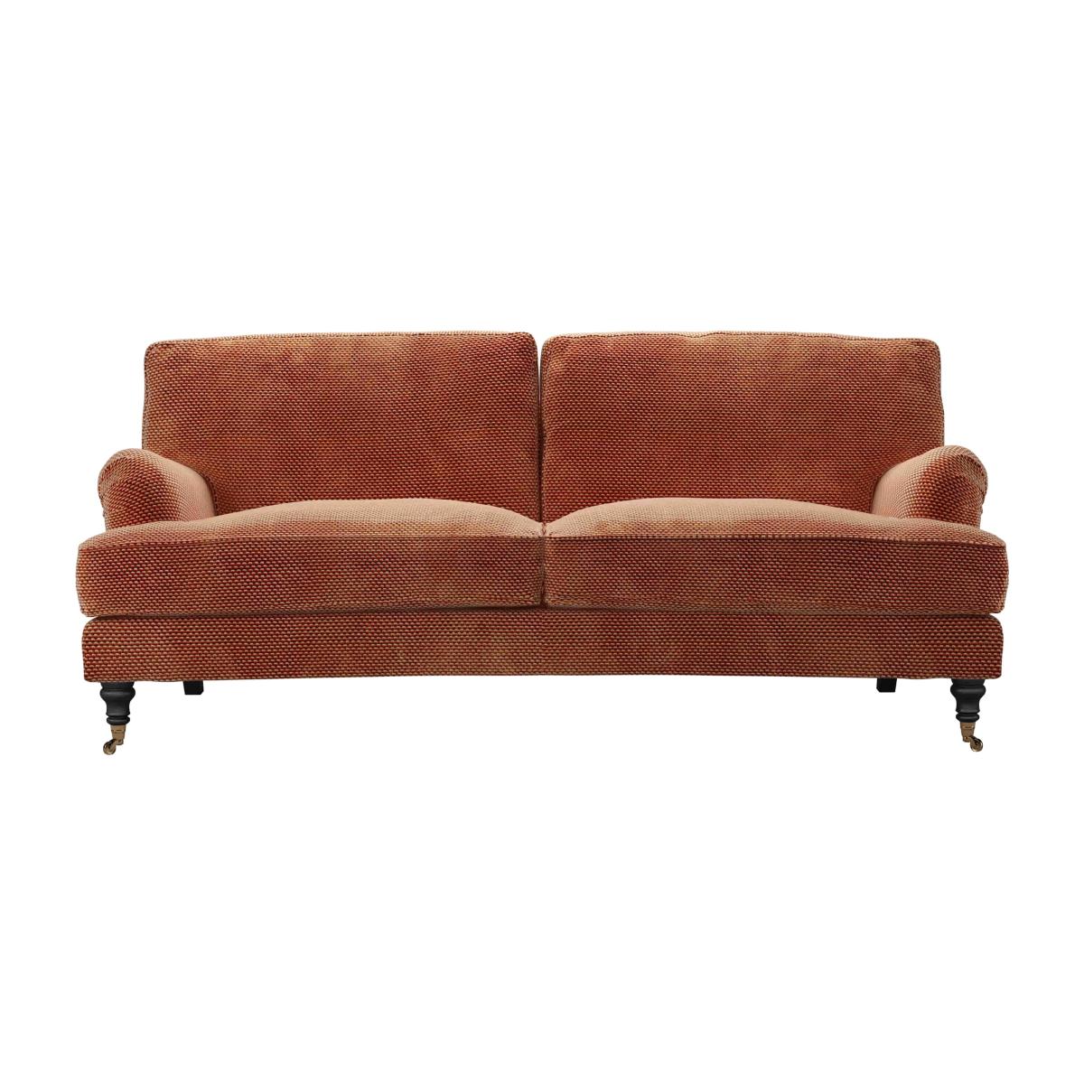 Bluebell 3 Seat Sofa (breaks down) in Pomegranate Bubble Velvet – image 1