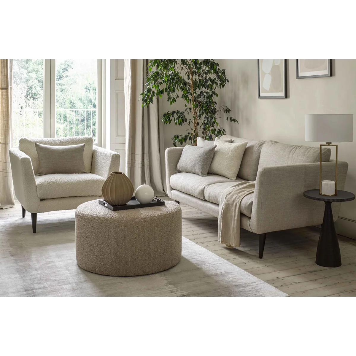 Holly 2.5 Seat Sofa in Indian Summer Easy Cotton – image 3