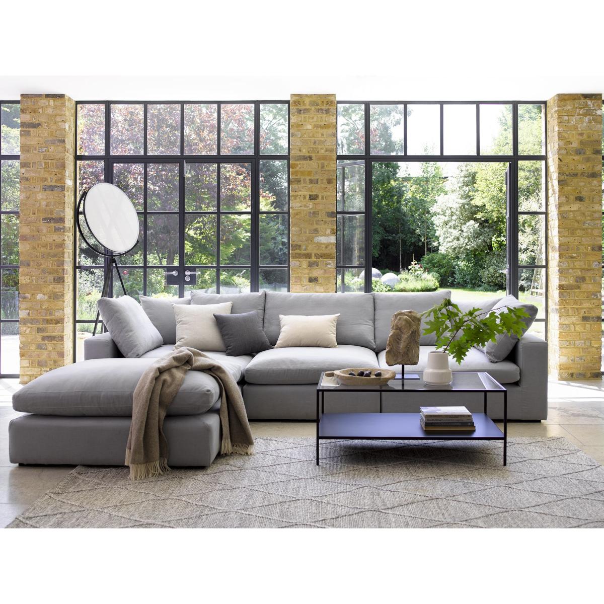 Long Island 2 Seat Sofa in Pomegranate Bubble Velvet – image 2
