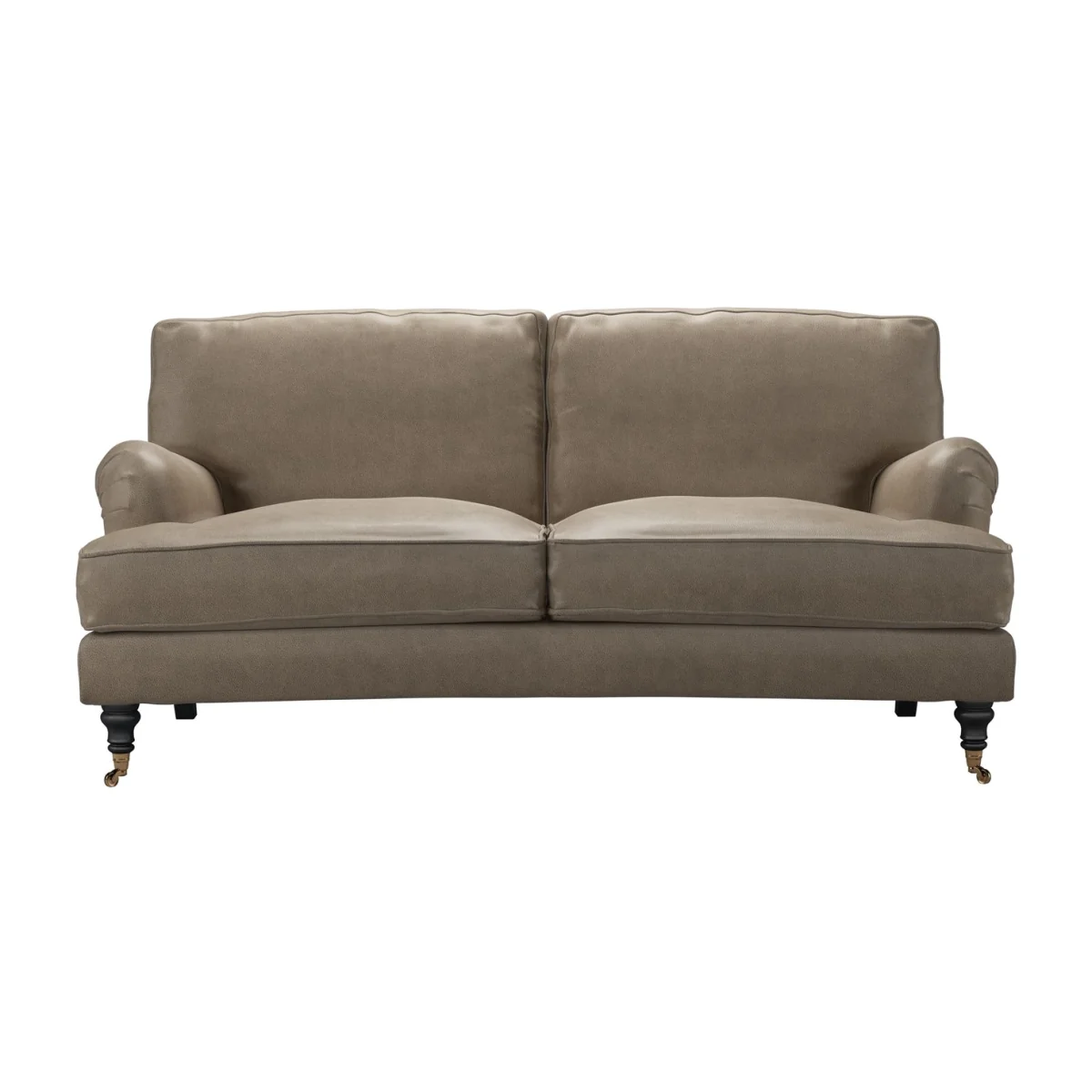 Bluebell 2.5 Seat Sofa in Pewter Grain Leather - sofa.com