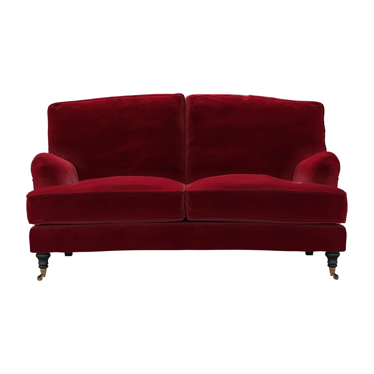 Bluebell 2 Seat Sofa (breaks down) in Malbec Cotton Matt Velvet – image 1