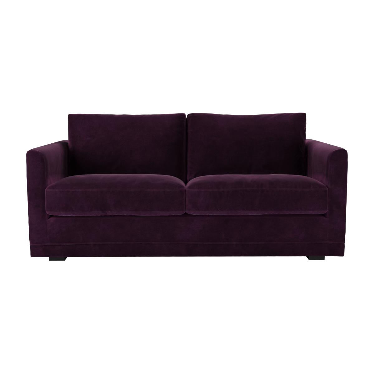 Aissa 2.5 Seat Sofa with removable cover in Damson Smart Velvet – image 1