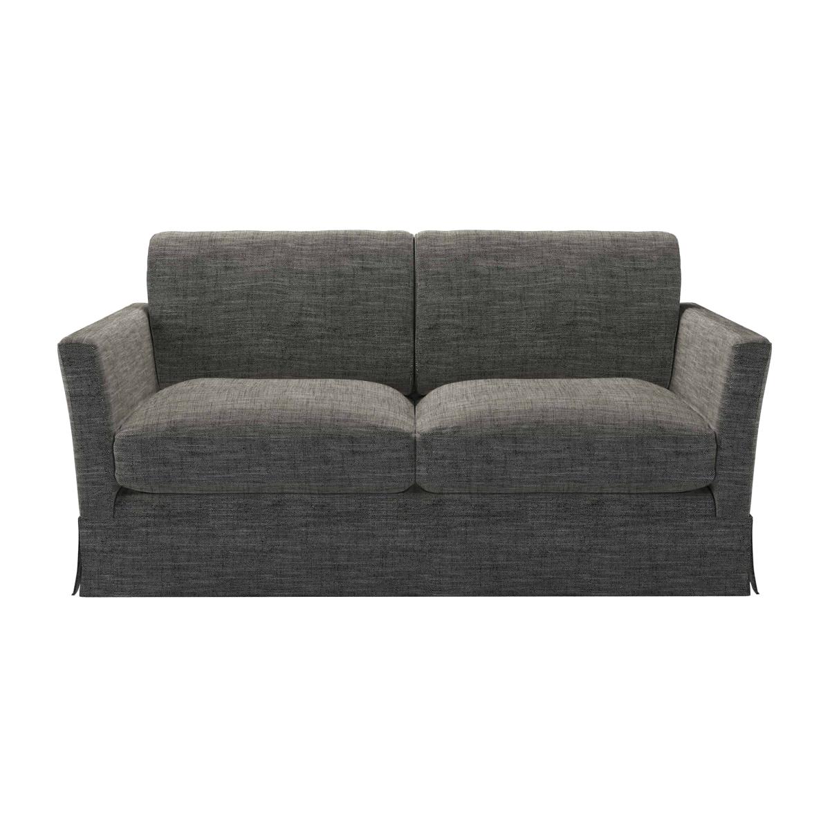 Otto 2 Seat Sofa in Liquorice Baylee Multi-Tone Viscose Linen – image 1