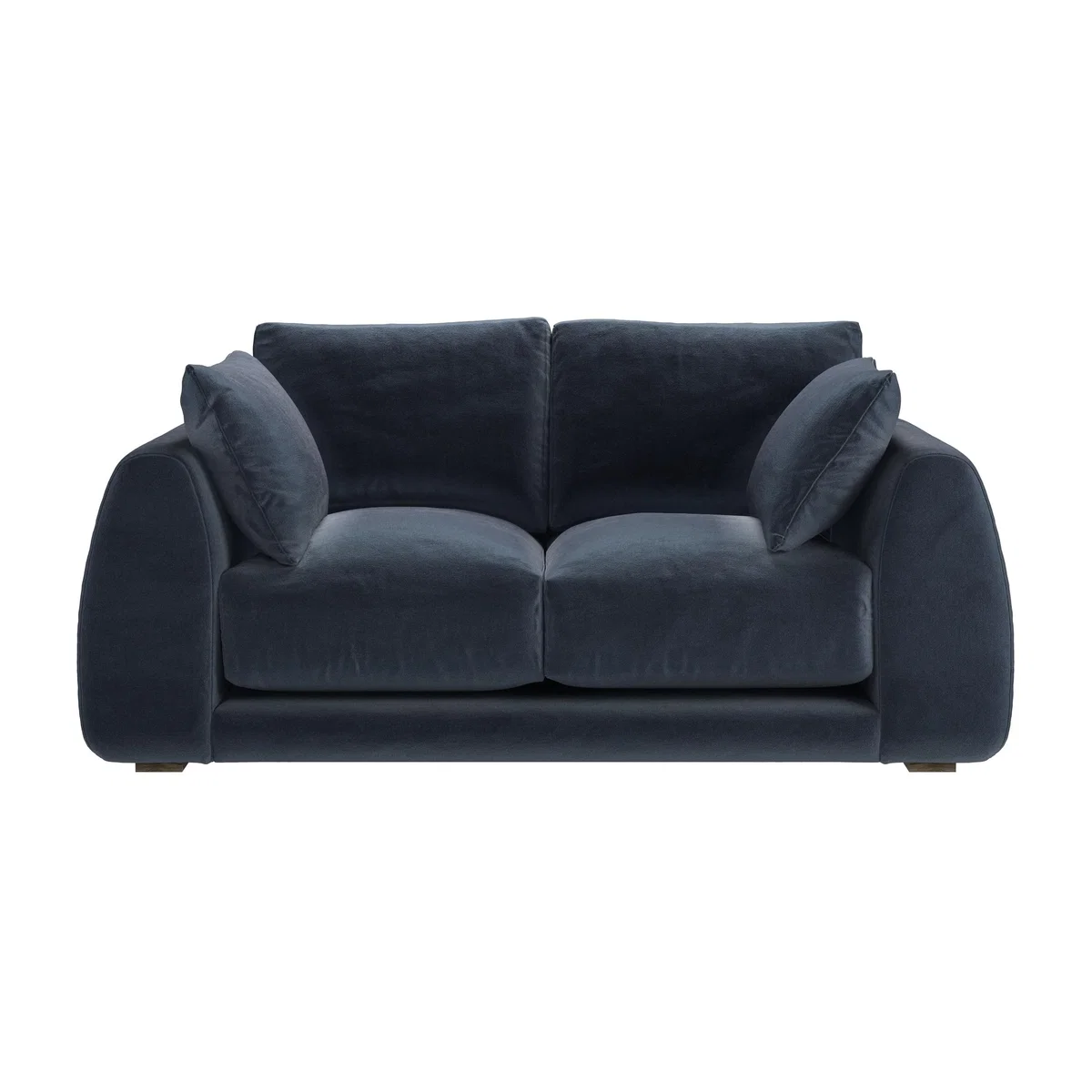 Carmel 2.5 Seat Sofa in Skyfall Cotton Matt Velvet – image 1
