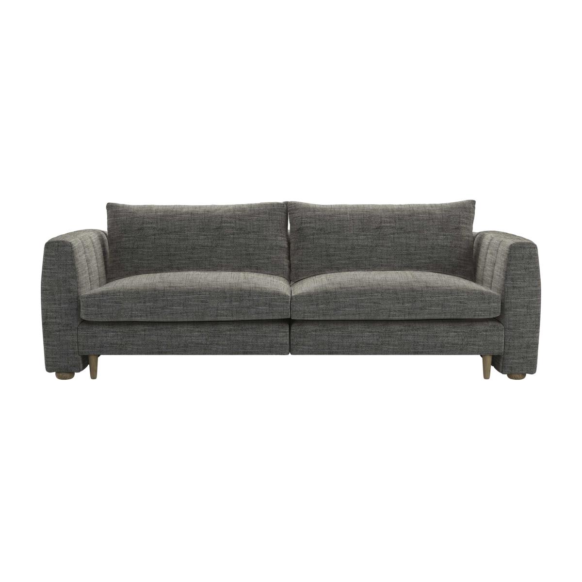 Tiffany 2.5 Seat Sofa in Liquorice Baylee Multi-Tone Viscose Linen – image 1