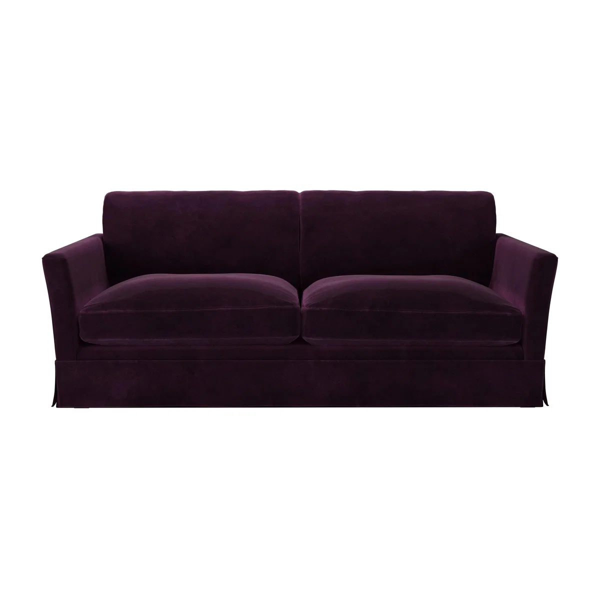 Otto 3 Seat Sofa in Damson Smart Velvet – image 1