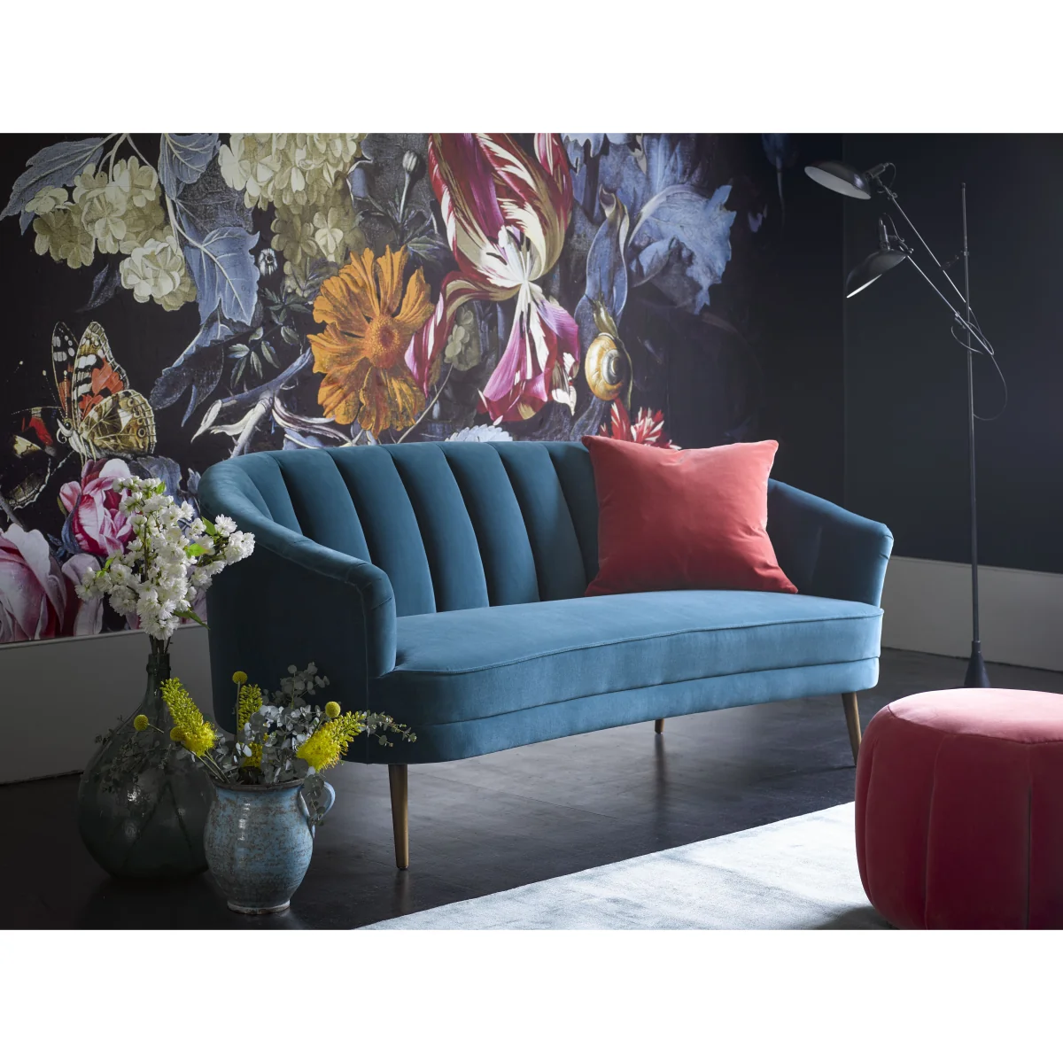 Harper 2.5 Seat Sofa in Indian Summer Easy Cotton – image 2