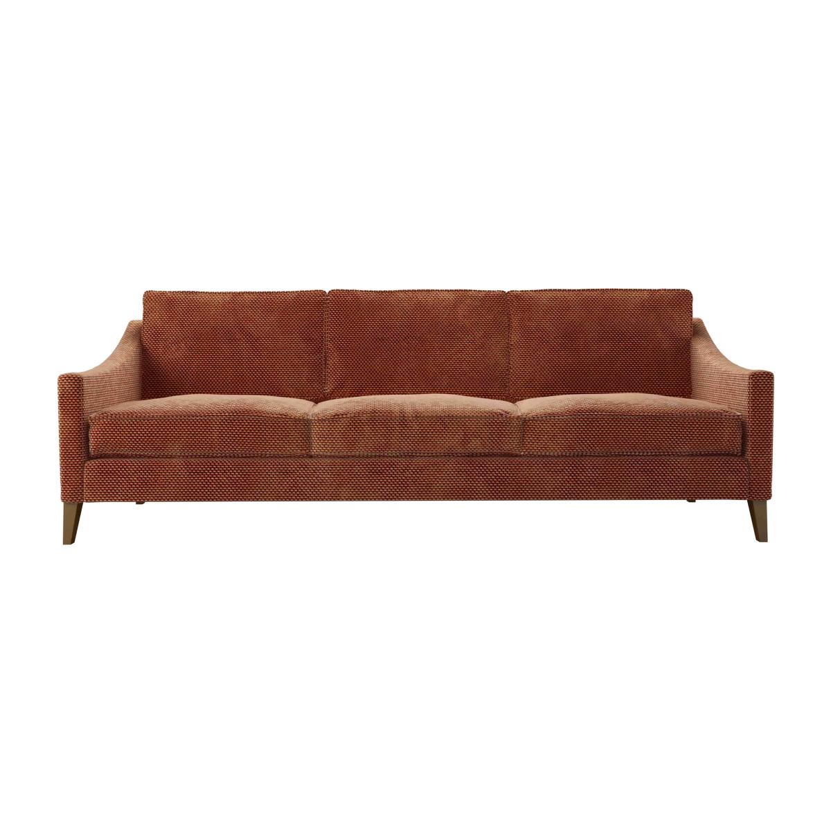 Iggy 4 Seat Sofa in Pomegranate Bubble Velvet – image 1