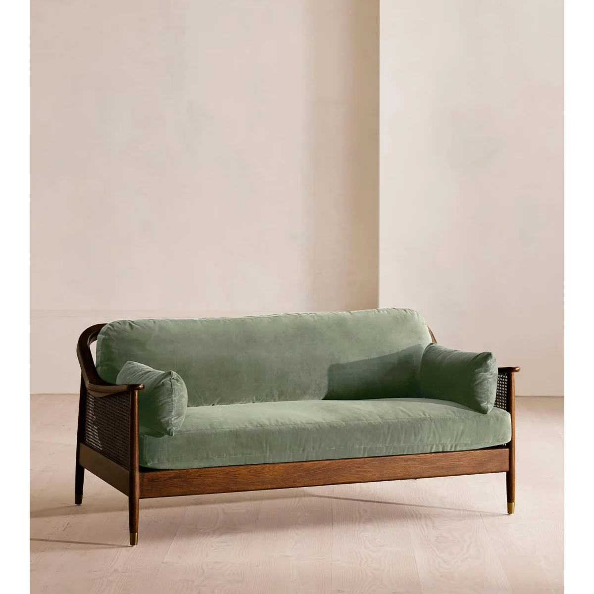 Atlanta Three Seater, Velvet, Seafoam, UK – image 2