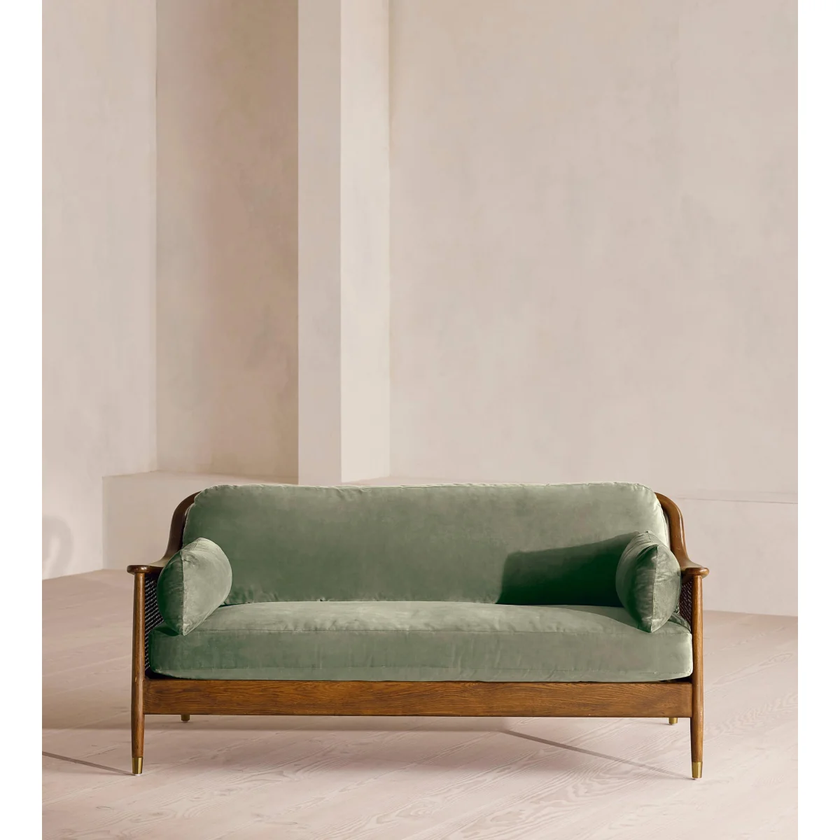 Atlanta Three Seater, Velvet, Seafoam, UK – image 3