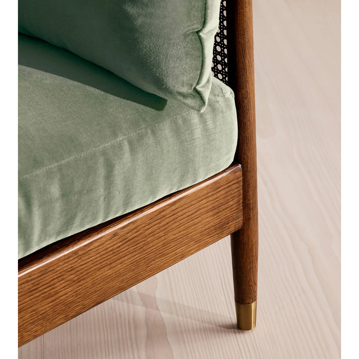Atlanta Three Seater, Velvet, Seafoam, UK – image 6