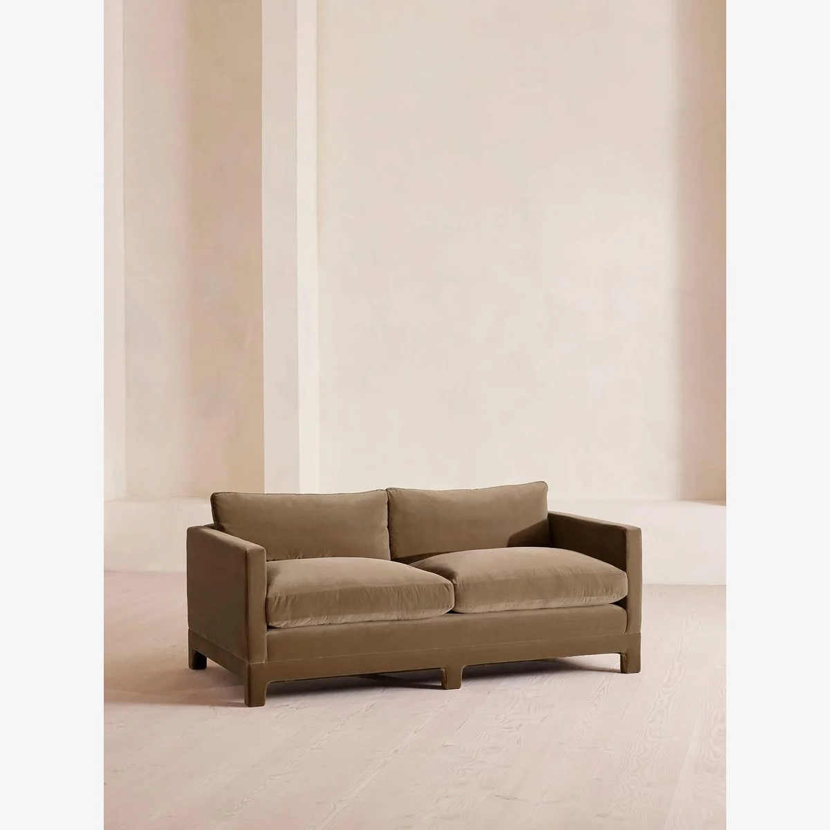 Ashford Two Seater, Sofa, Velvet, Truffle, UK – image 1