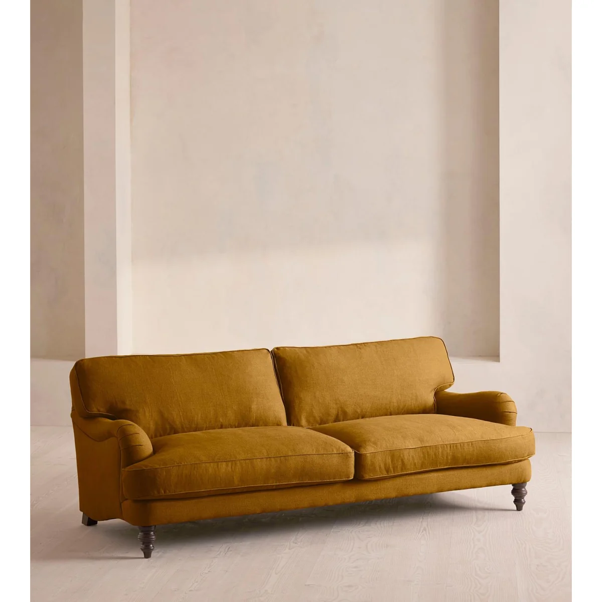 Arundel Four Seater, Sofa, Linen, Turmeric – image 3