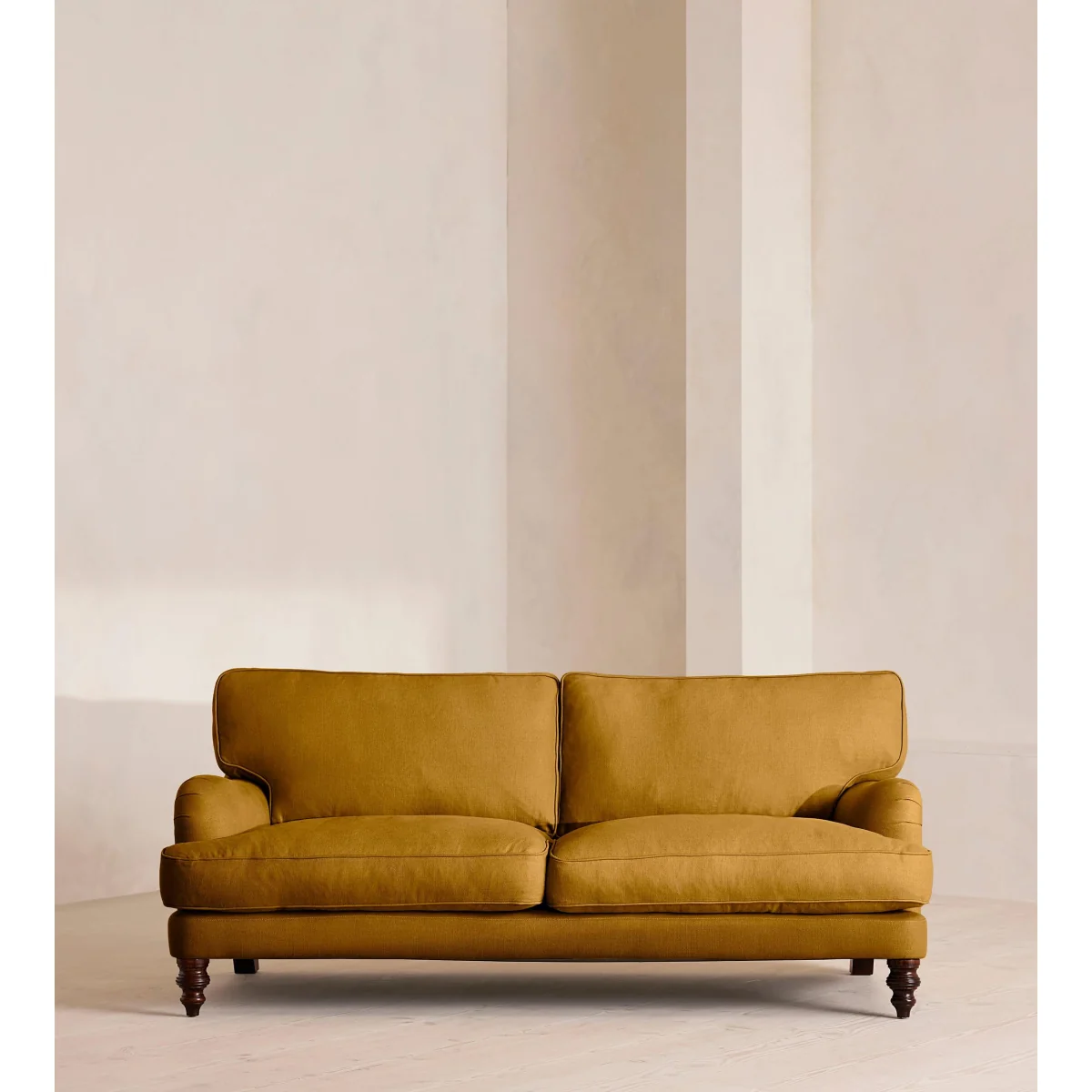 Arundel Three Seater, Sofa, Linen, Turmeric – image 2