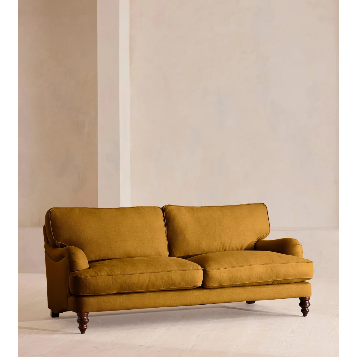 Arundel Three Seater, Sofa, Linen, Turmeric – image 3