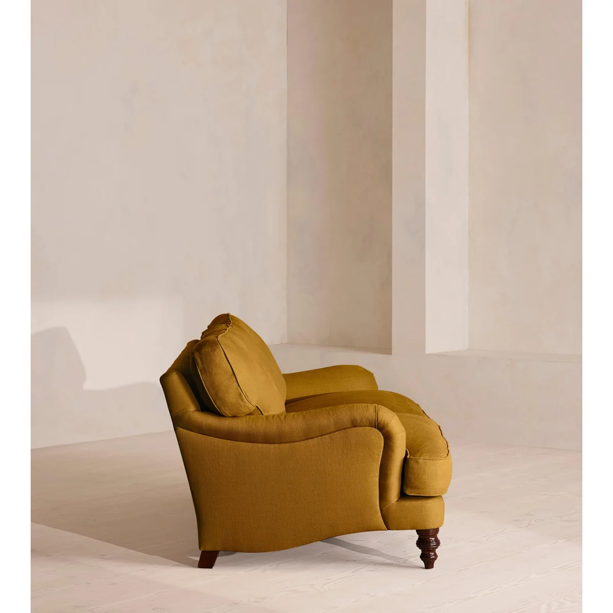 Arundel Three Seater, Sofa, Linen, Turmeric – image 4