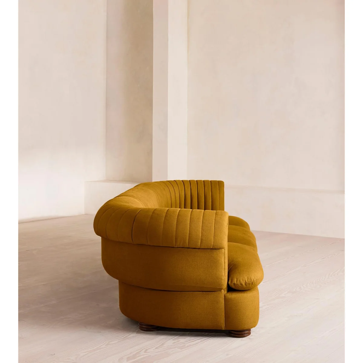 Rava Modular Sofa, Four Seater, Linen, Turmeric, UK – image 4
