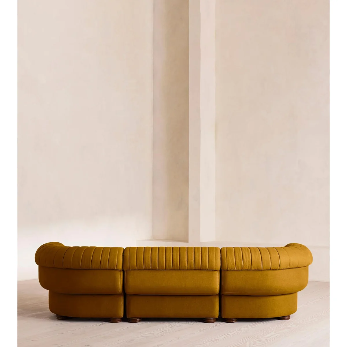 Rava Modular Sofa, Four Seater, Linen, Turmeric, UK – image 5