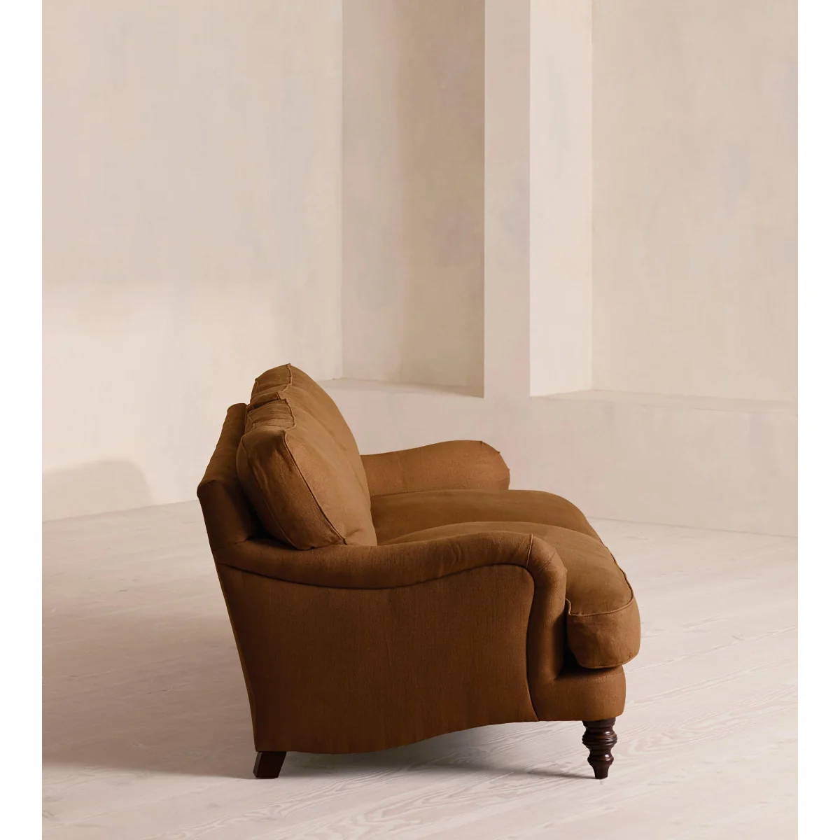 Arundel Four Seater, Sofa, Linen, Terracotta – image 4