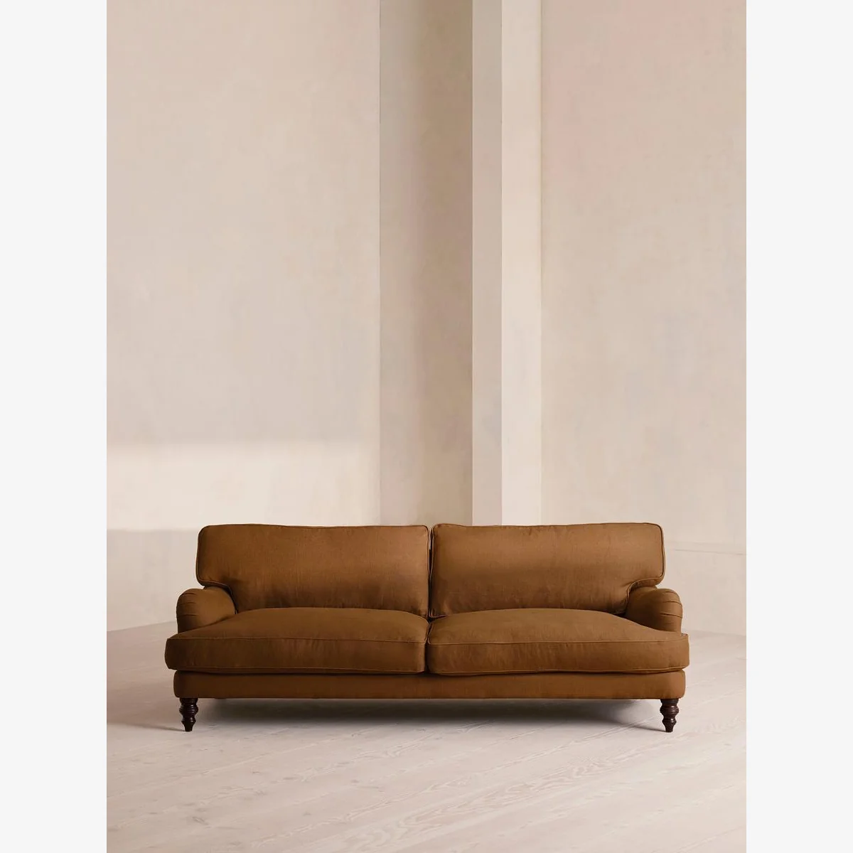 Arundel Four Seater, Sofa, Linen, Terracotta – image 1
