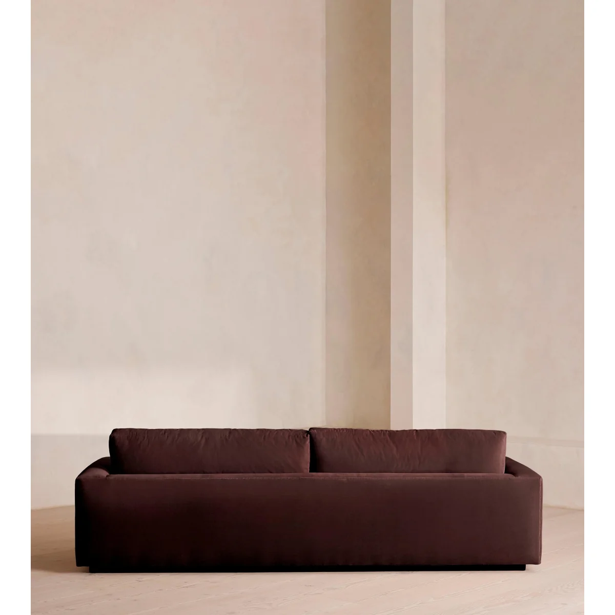 Mossley Four Seater Sofa, Velvet, Aubergine, UK – image 5