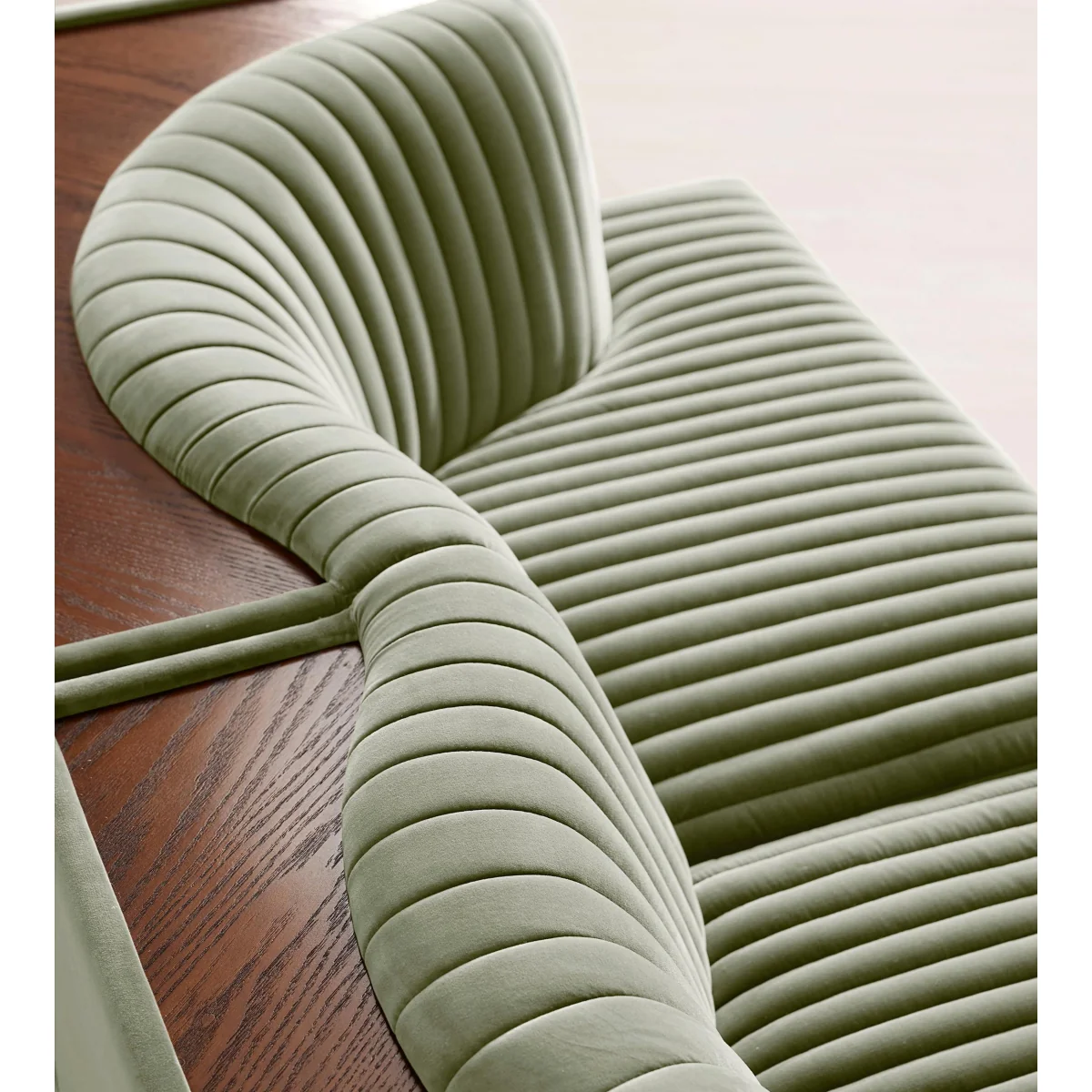 Hamish Modular Sofa, L-Shape Sofa Sofa, Velvet, Seafoam, UK – image 6