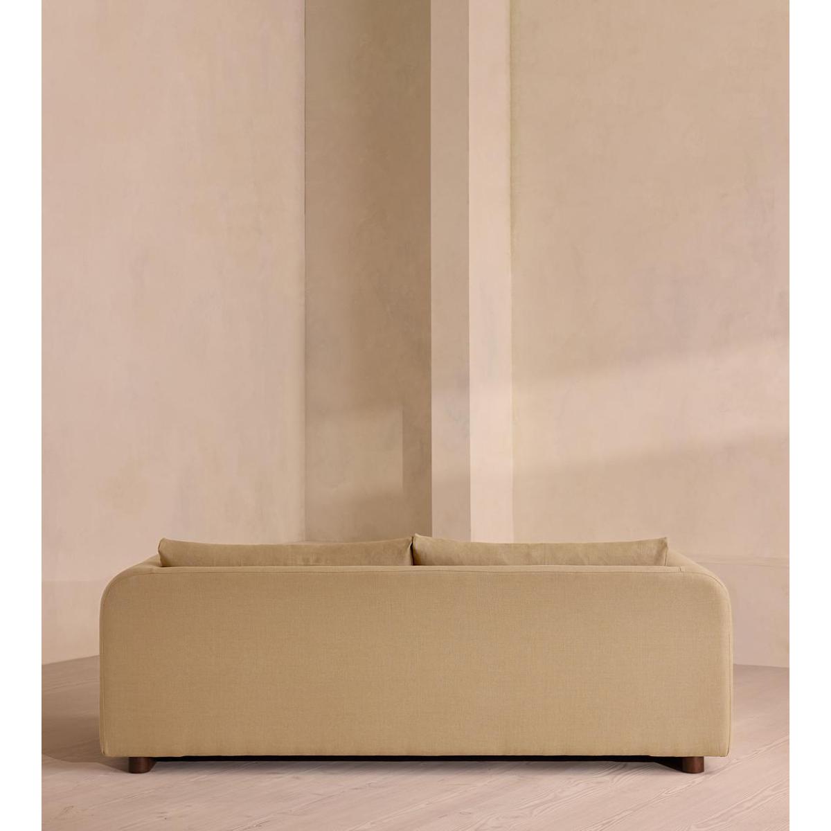 Faarell Three Seater Sofa, Linen, Wheat – image 5
