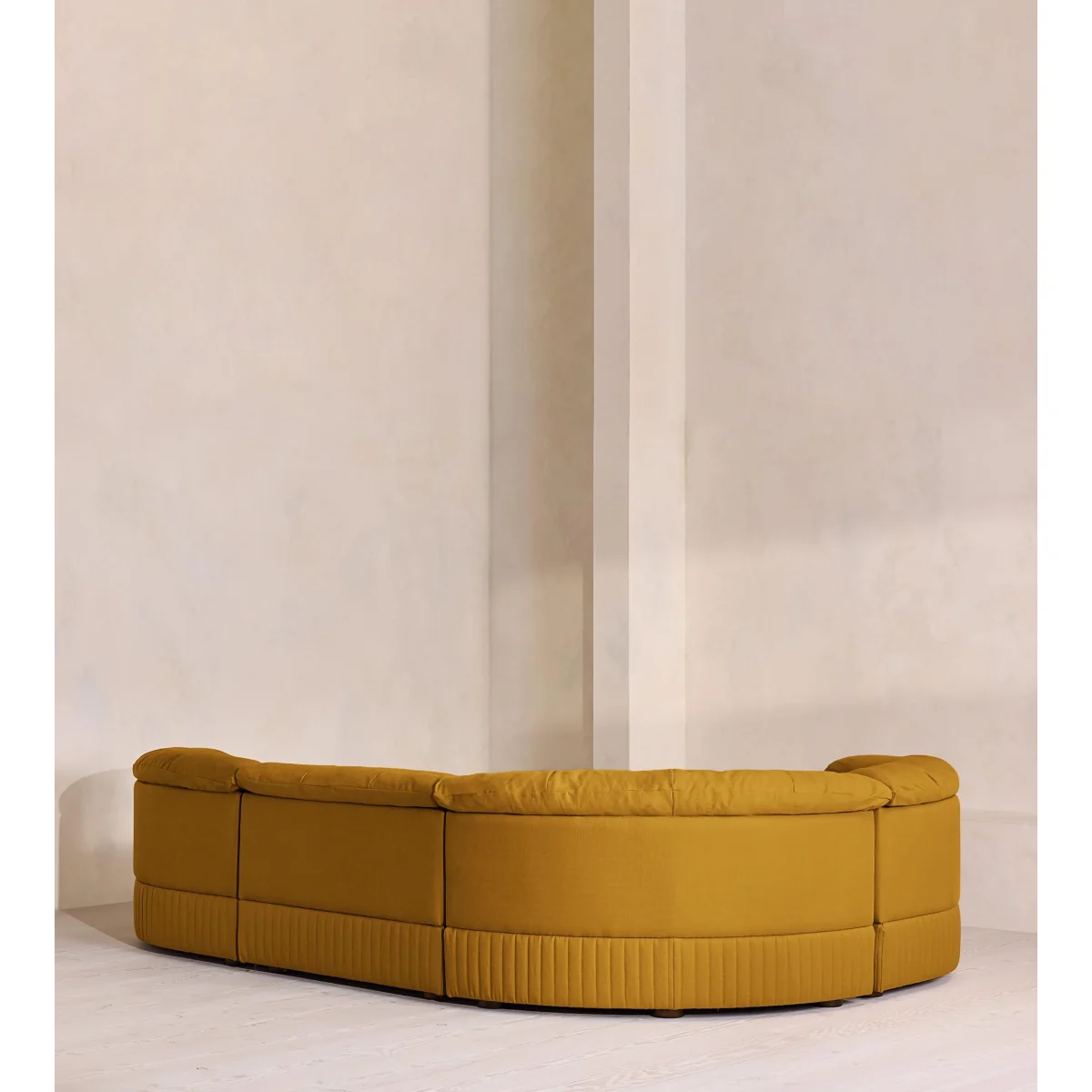 Oona Deep Sit Modular Sofa, L-Shape Sofa, Linen, Turmeric, UK – image 4