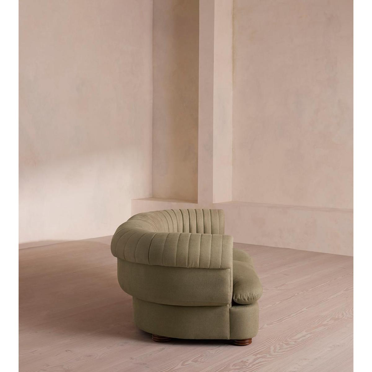 Rava Modular Sofa, Three Seater, Linen, Sage – image 4