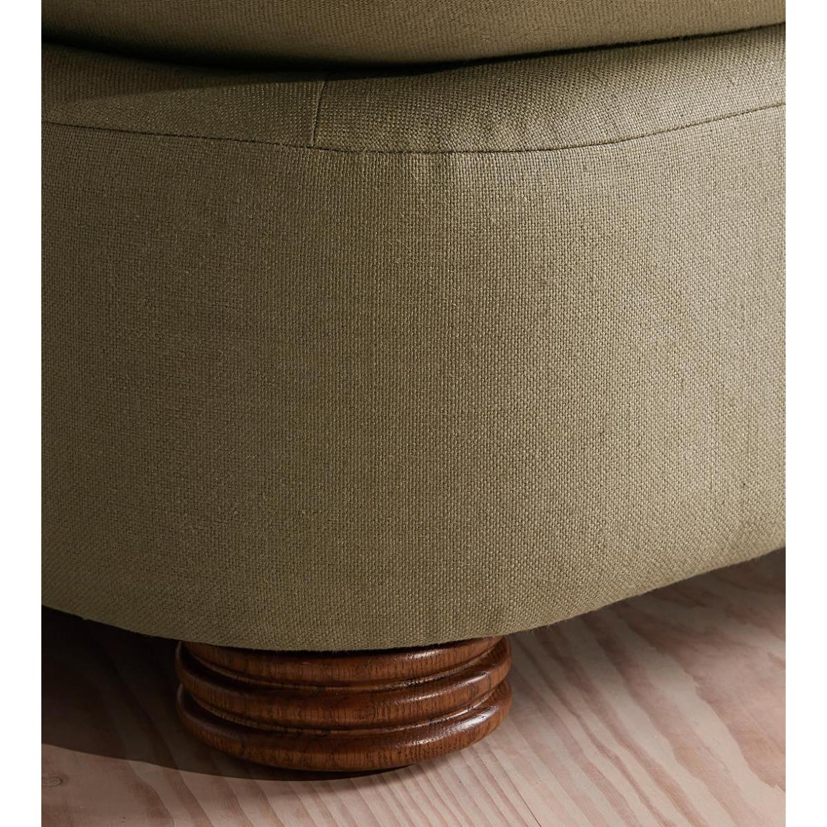 Rava Modular Sofa, Three Seater, Linen, Sage – image 6