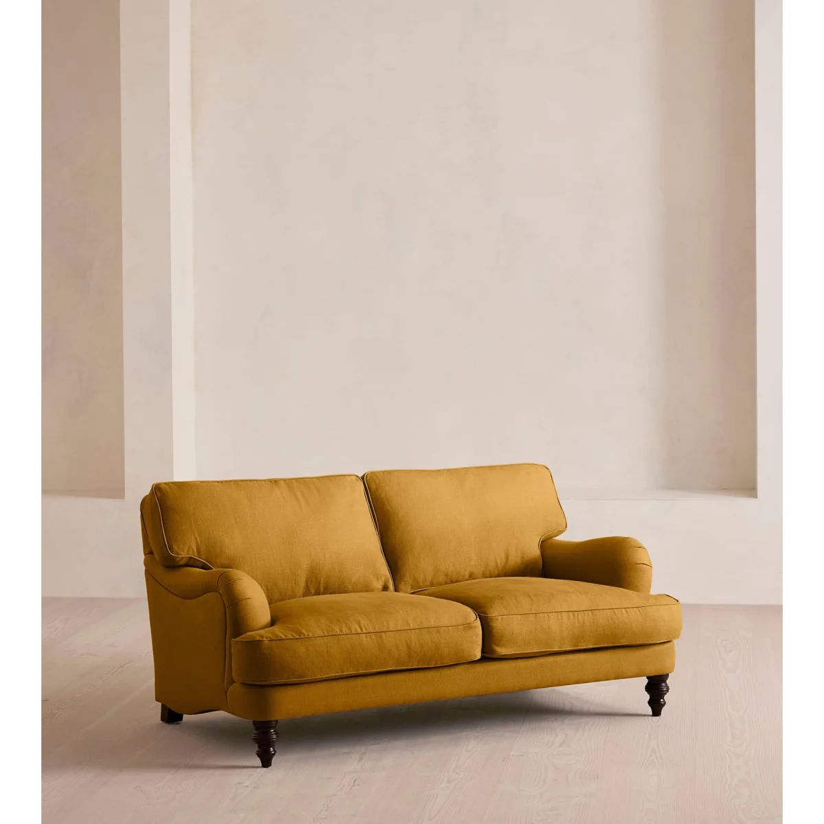 Arundel Two Seater, Sofa, Linen, Turmeric – image 3
