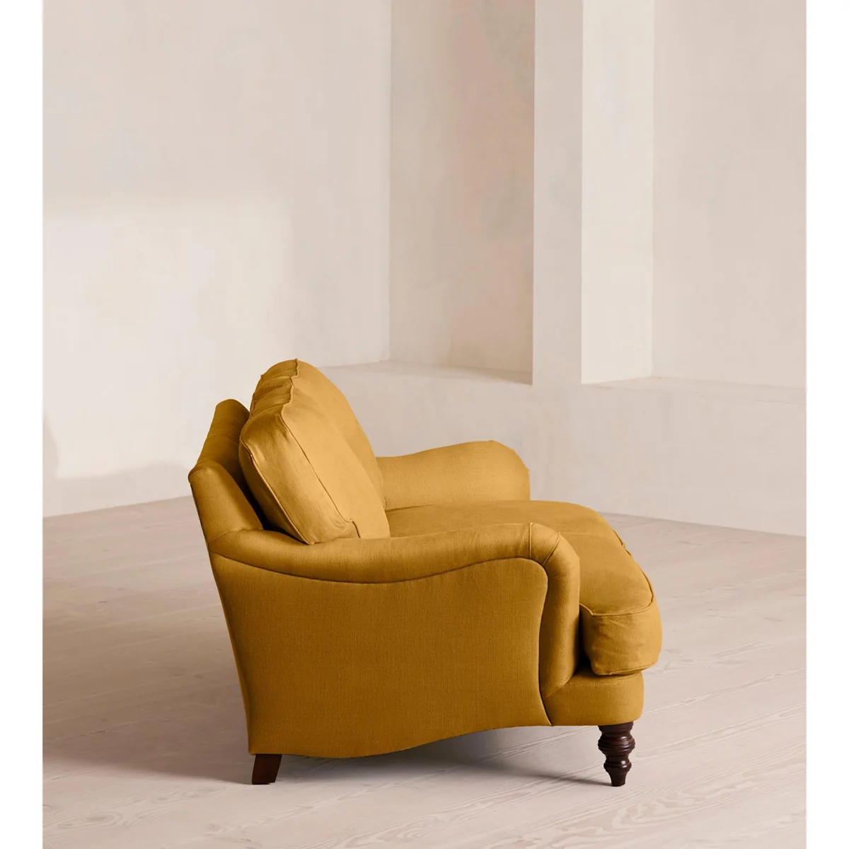 Arundel Two Seater, Sofa, Linen, Turmeric – image 4