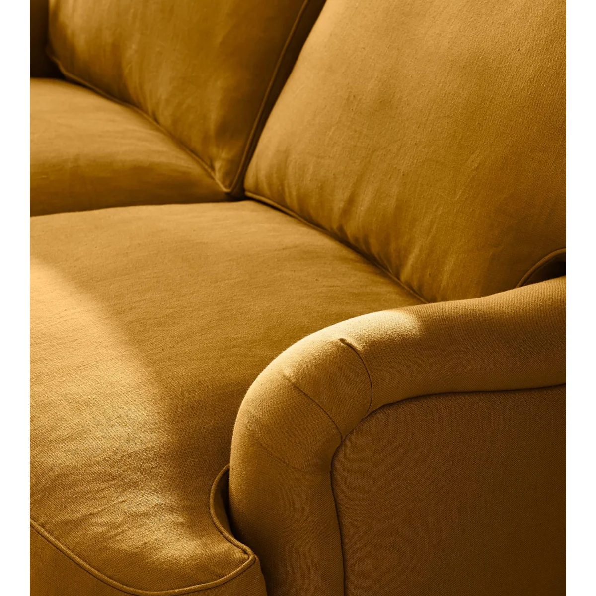 Arundel Two Seater, Sofa, Linen, Turmeric – image 6