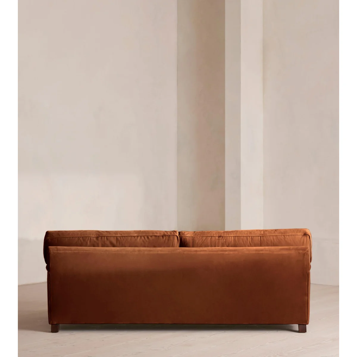 Arundel Four Seater Sofa, Velvet, Cinnamon – image 5