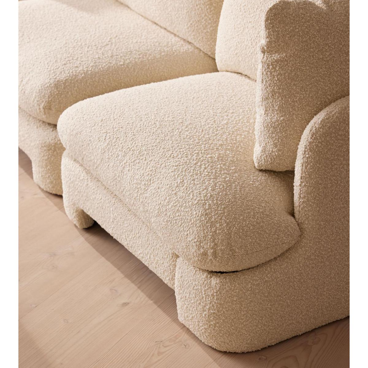 Odell Deeper Sit Modular Sofa, Four Seater, Natural Boucle UK – image 6