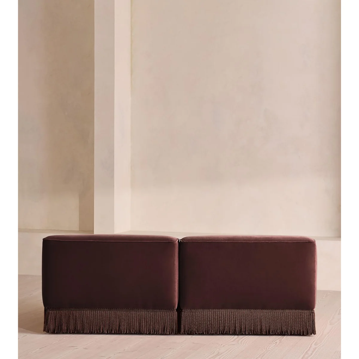 Elowen Modular Sofa, Three Seater, Velvet, Aubergine, UK – image 5