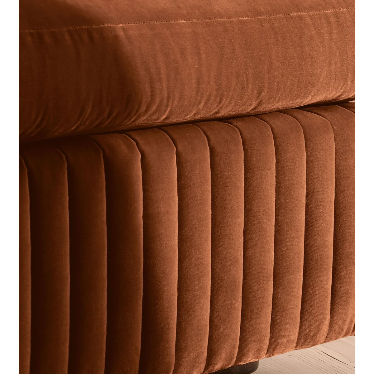 Oona Modular Sofa, Four Seater, Velvet, Cinnamon, UK – image 7