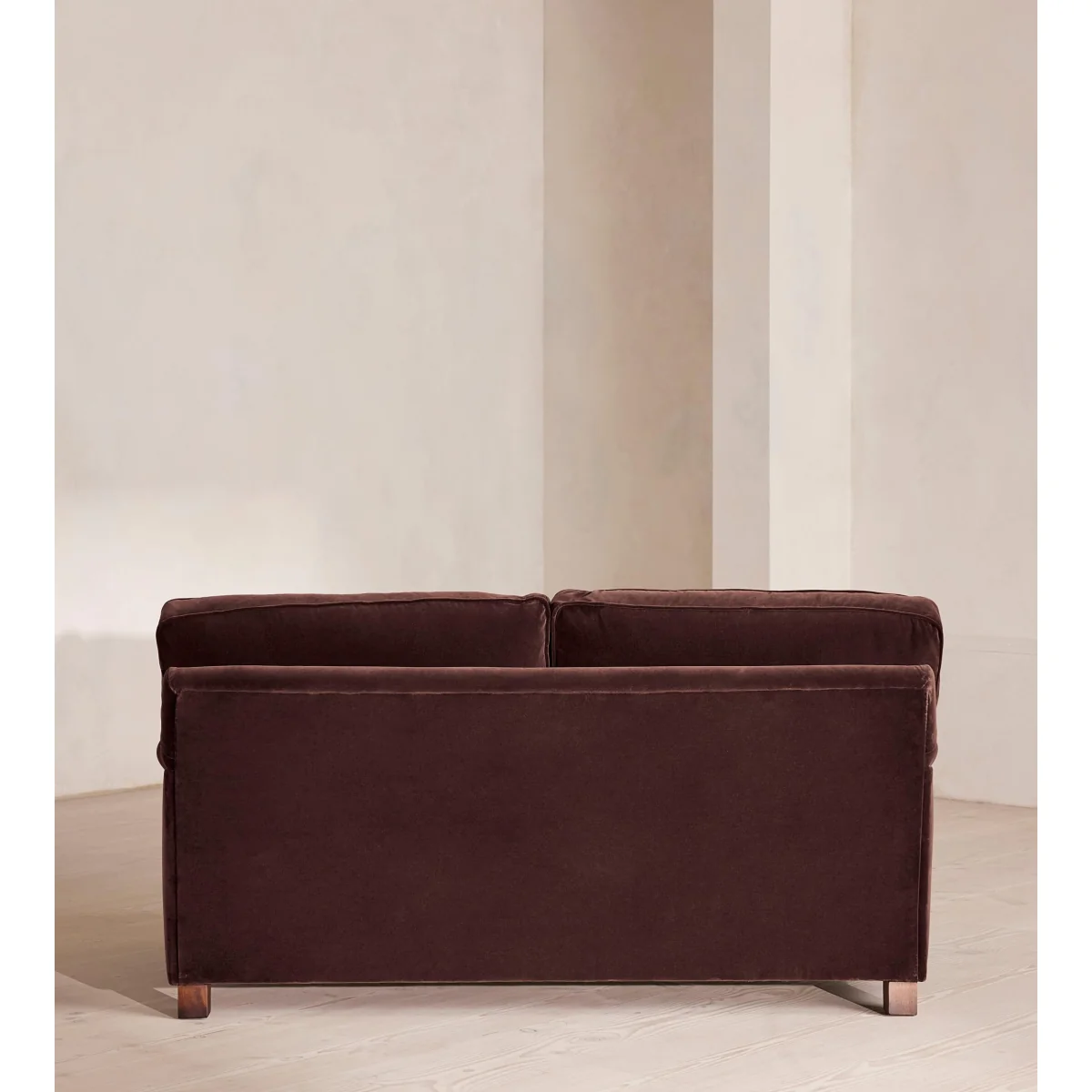 Arundel Two Seater Sofa, Velvet, Aubergine – image 7