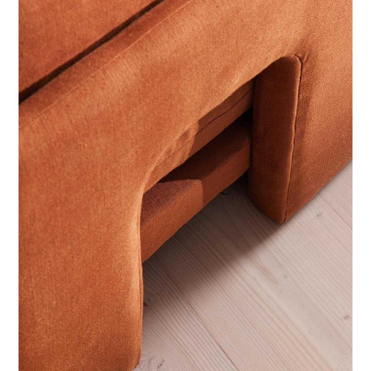Odell Modular Sofa, Three Seater, Linen, Antique Rose – image 7
