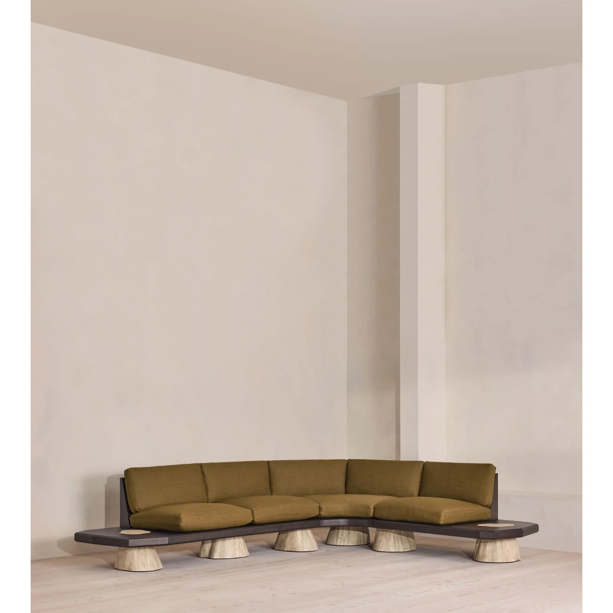 Torno Modular Sofa, Wool Linen, Ochre, UK – image 4