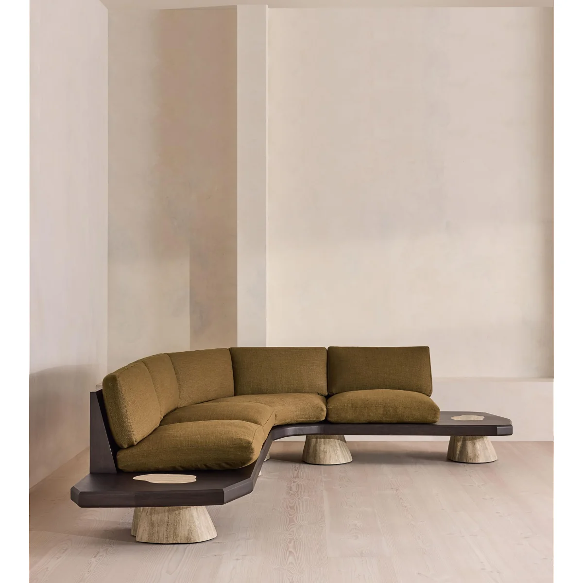 Torno Modular Sofa, Wool Linen, Ochre, UK – image 5
